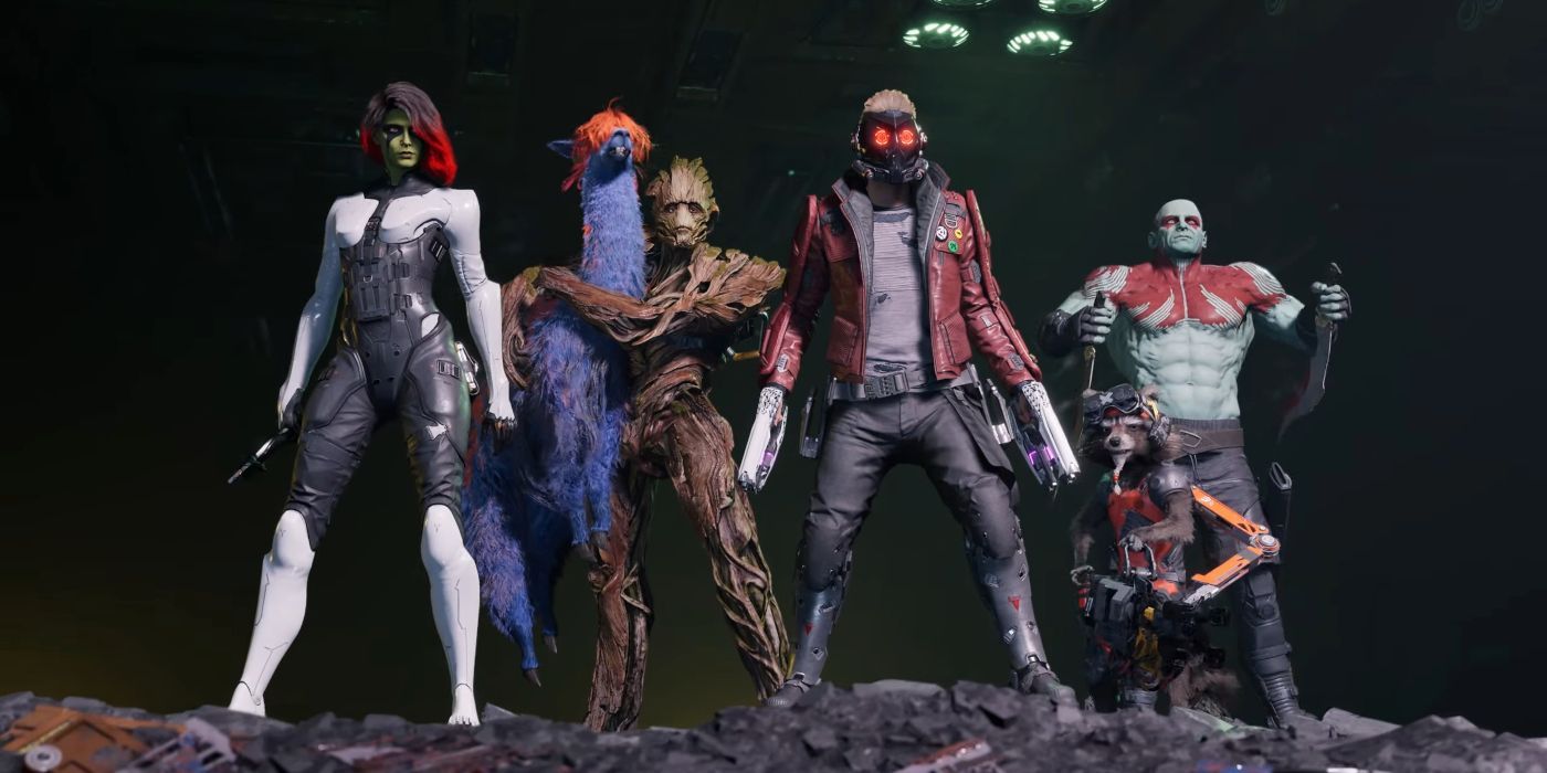 Guardians of the Galaxy Square Enix Game attires