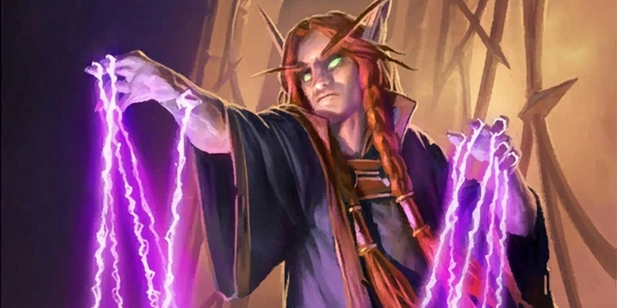 Full art of Cabal Acolyte from Hearthstone