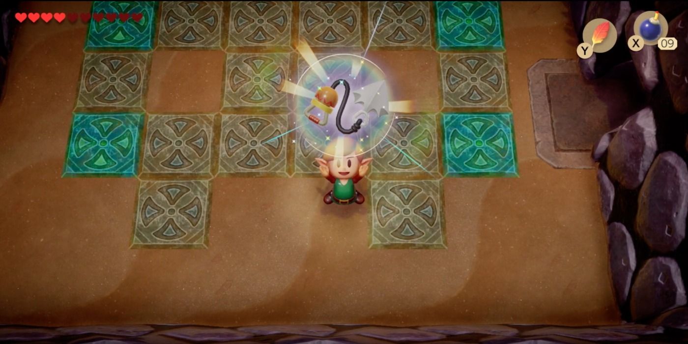 Hookshot in The Legend of Zelda Link's Awakening