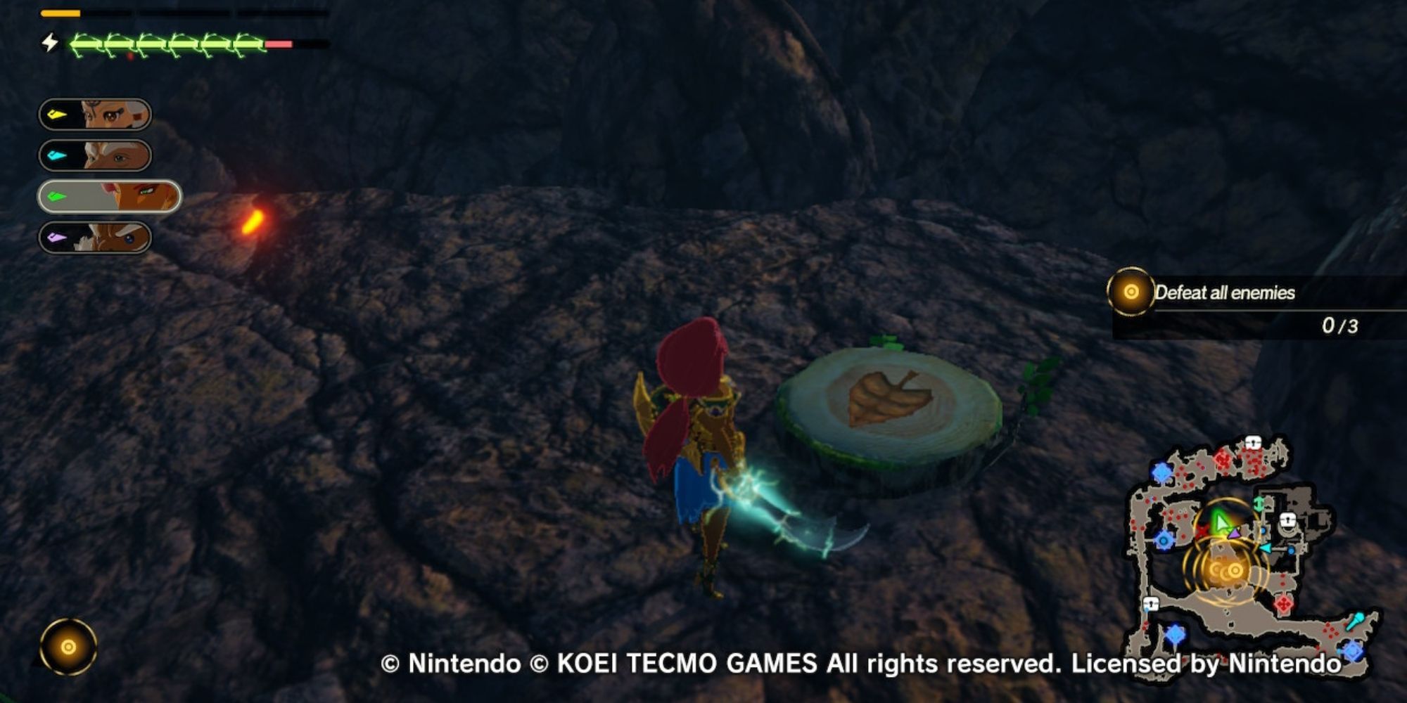 Hyrule Warriors Age of Calamity - Hero Finding Korok Seed In Akkala Citadel Return