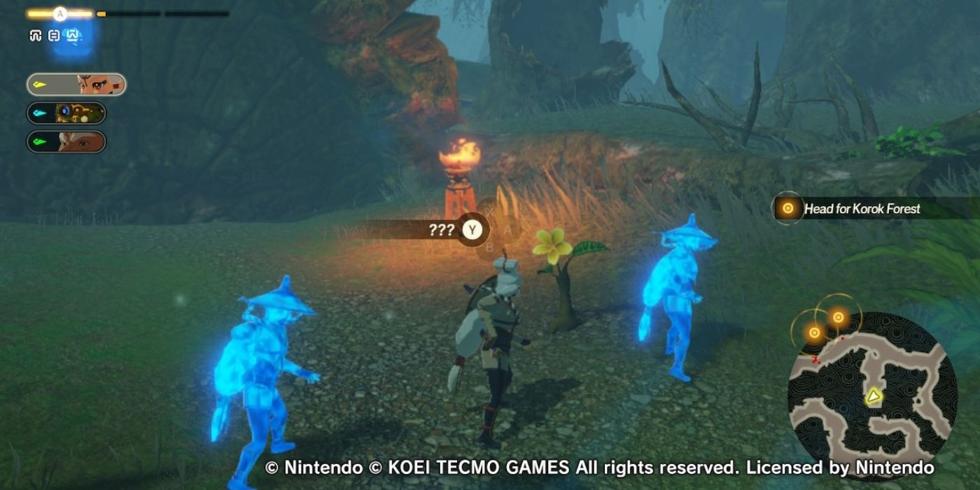 Hyrule Warriors Age of Calamity - Great Hyrule Forest Korok Seed location