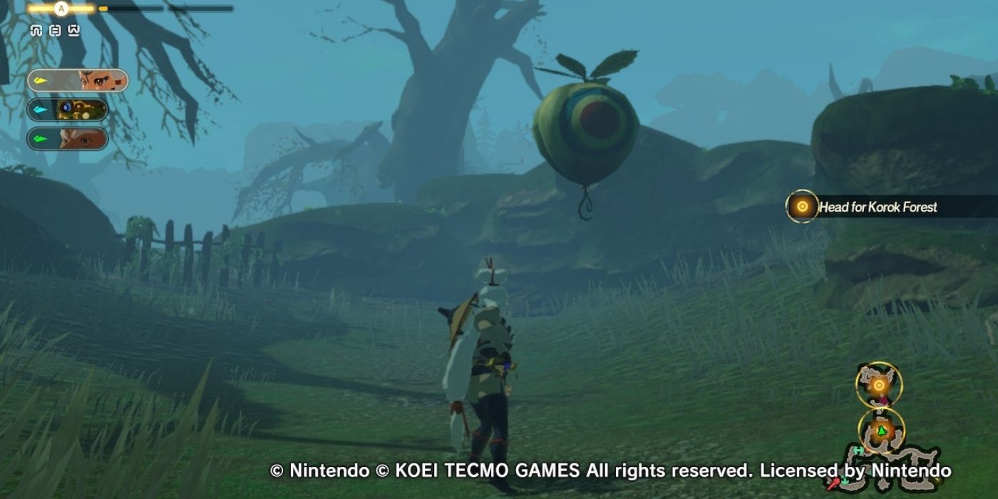 Hyrule Warriors Age of Calamity - Great Hyrule Forest Korok Seed location