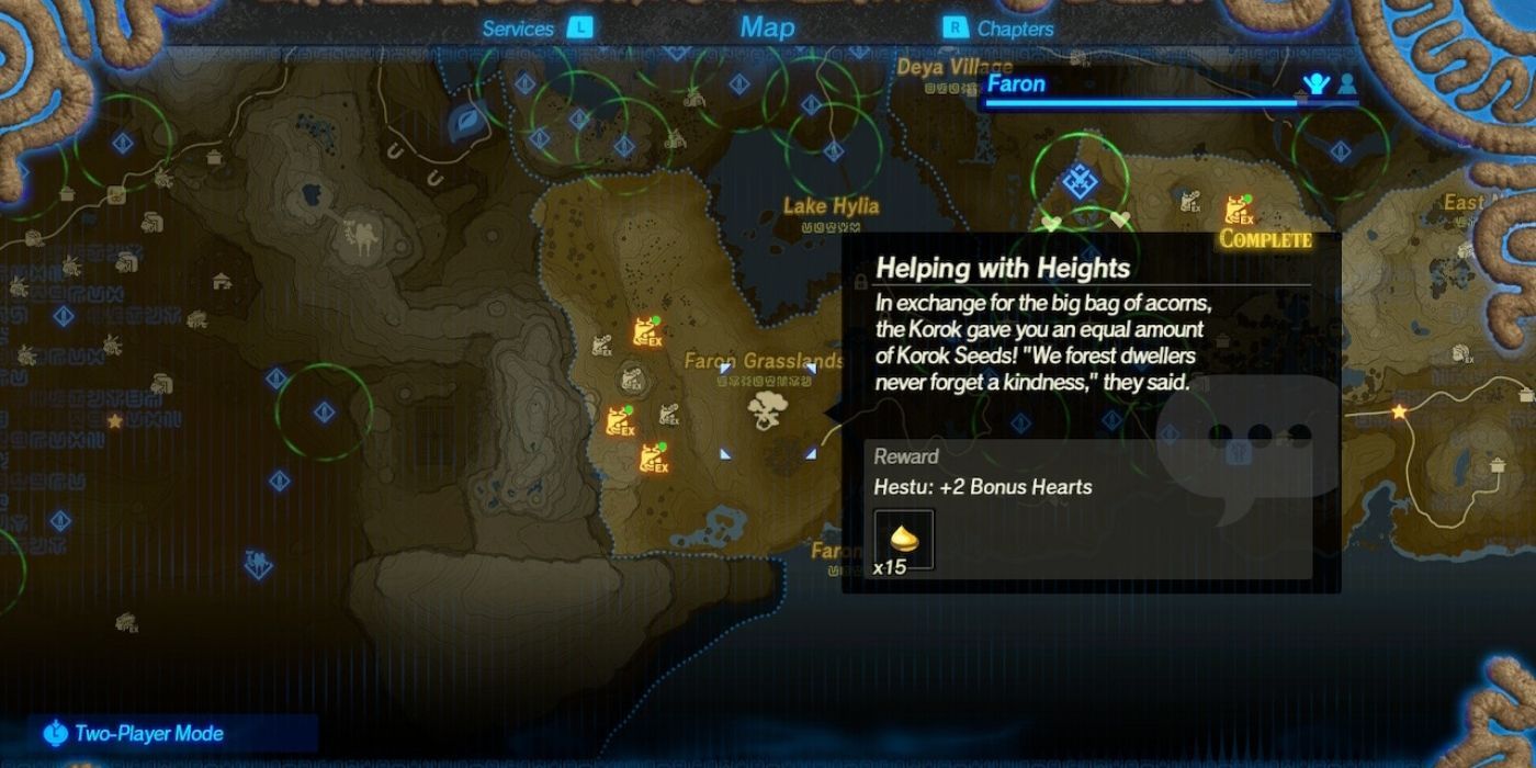 Hyrule Warriors Age of Calamity - Helping With Heights Quest Location