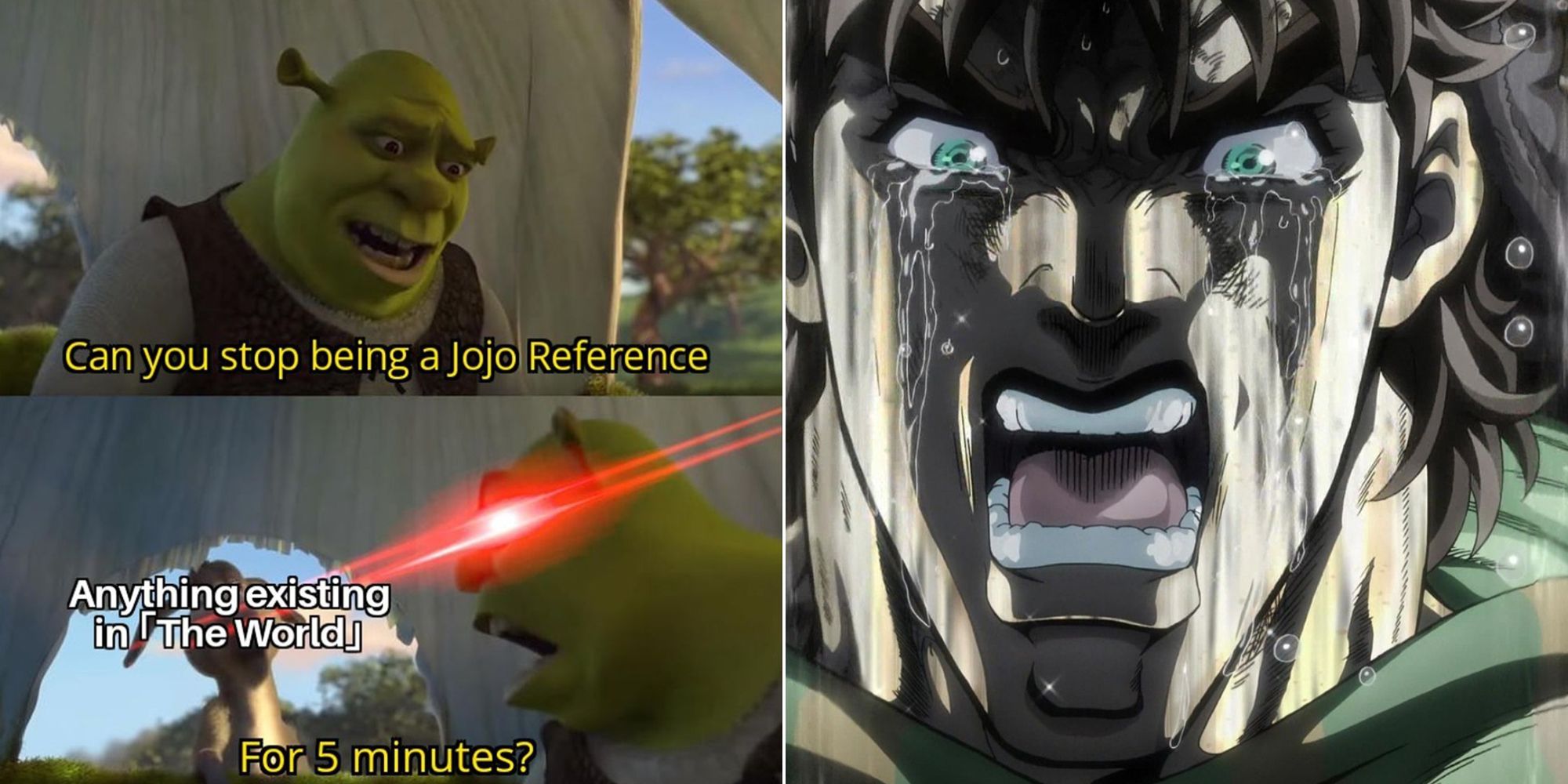 JoJo's Bizarre Adventure Shrek Meme Featured Image