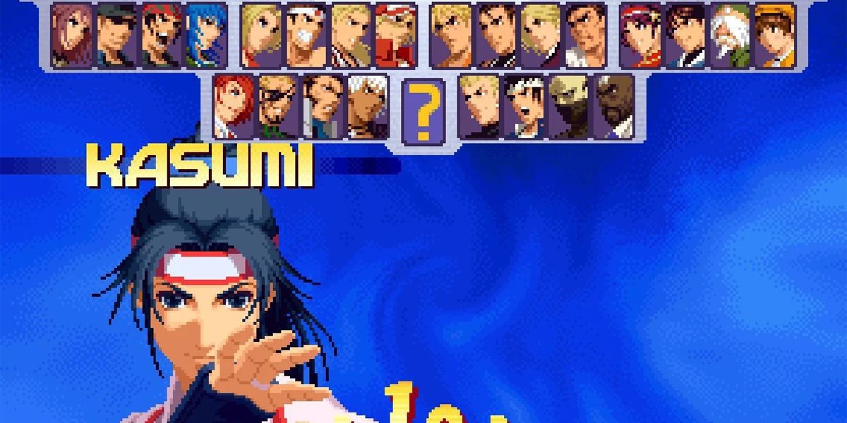 Kasumi is chosen in The King Of Fighters 2000