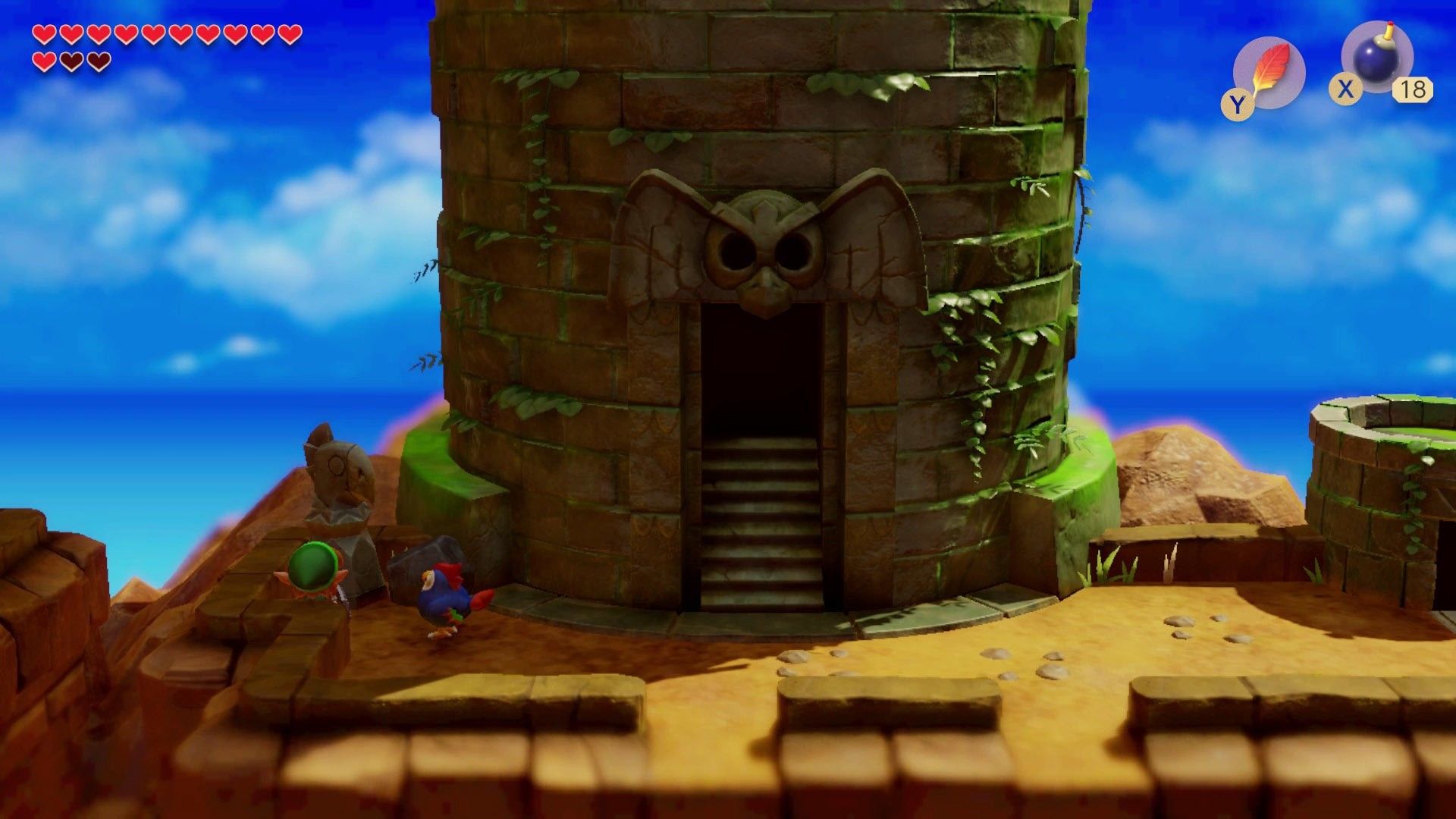 Entrance to Eagle Tower in Links Awakening