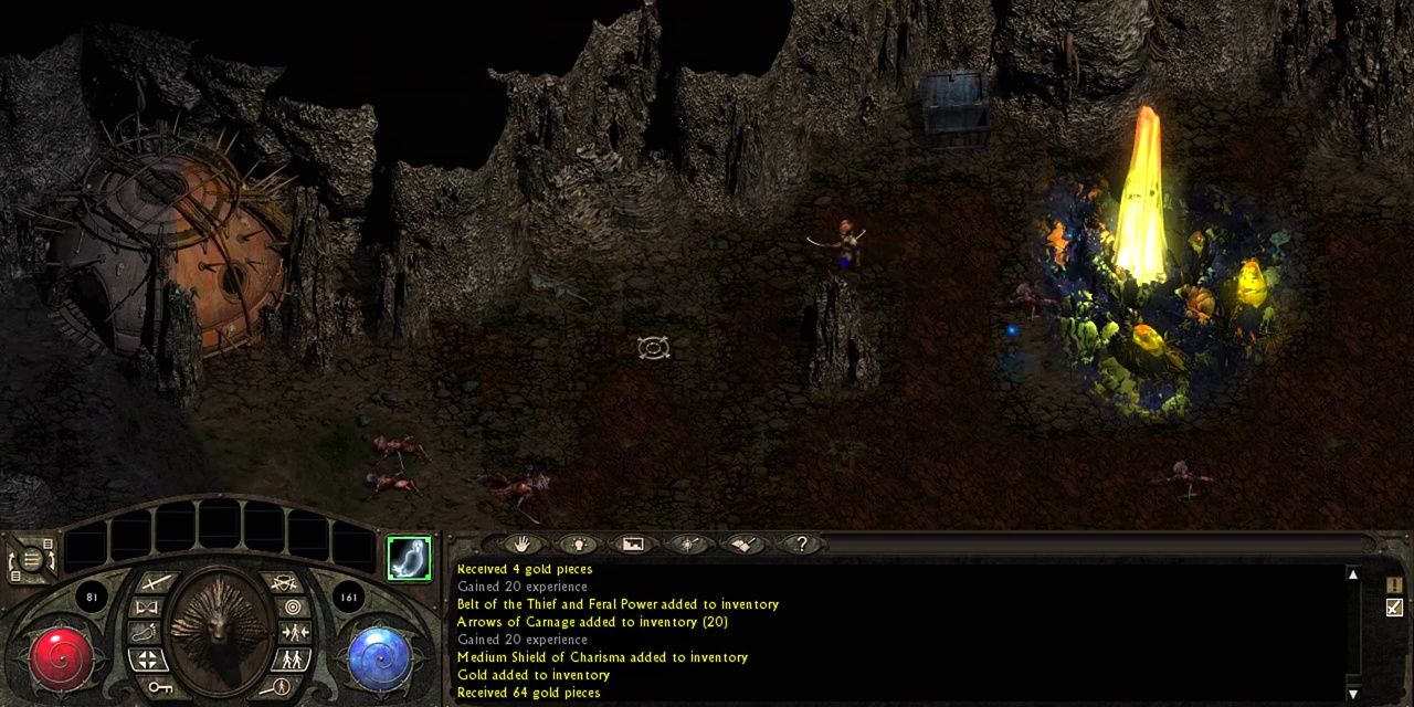 Lionheart Legacy Of The Crusader gameplay screenshot from an isometric angle