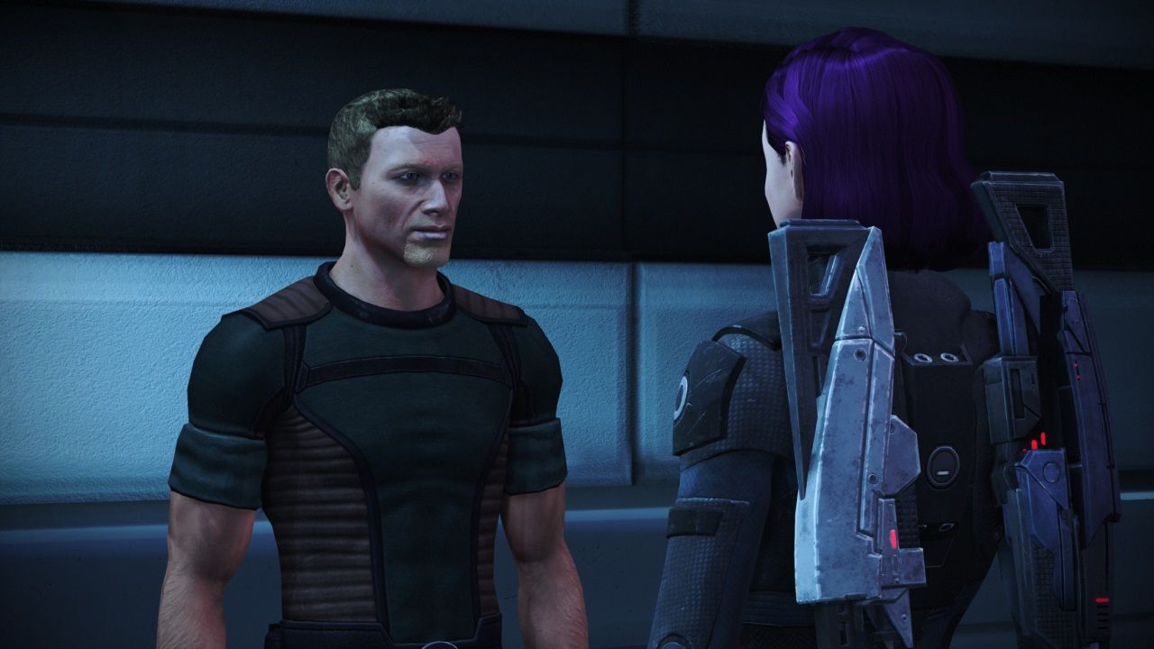Mass Effect Conrad and Commander Shepard