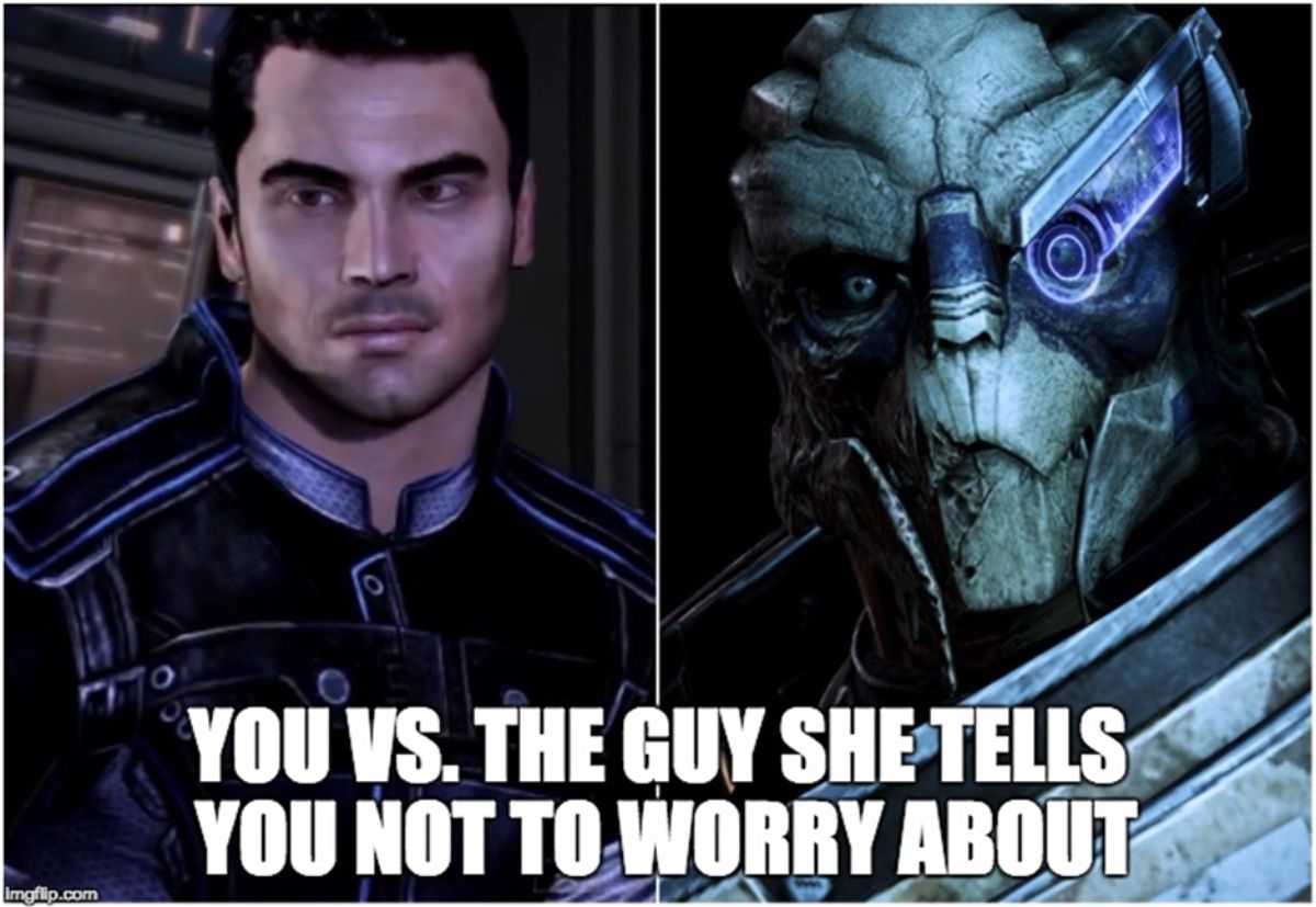 Mass Effect Meme About Garrus Being Better Than Kaidan