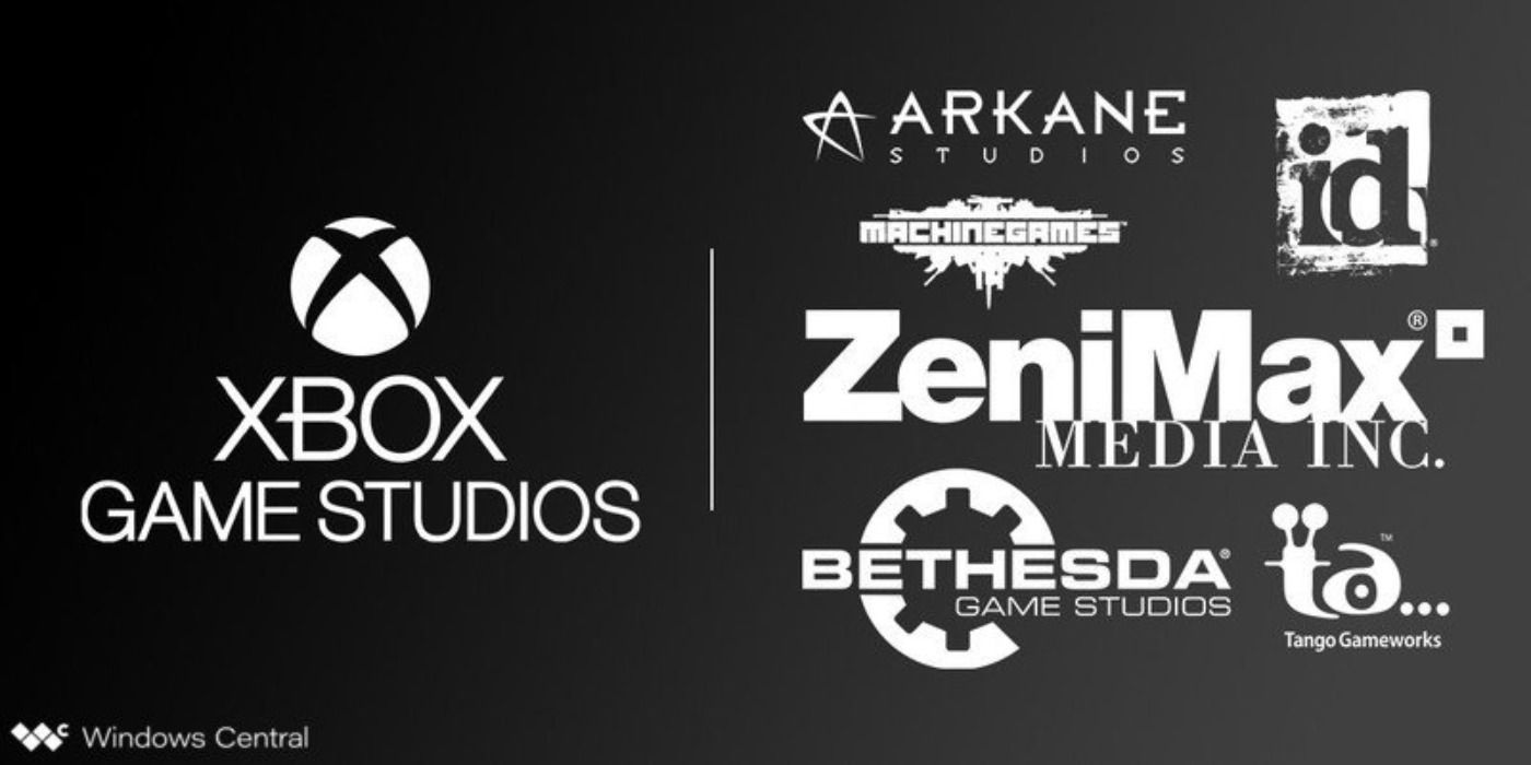 Xbox Game Studios logo next to ZeniMax media logos