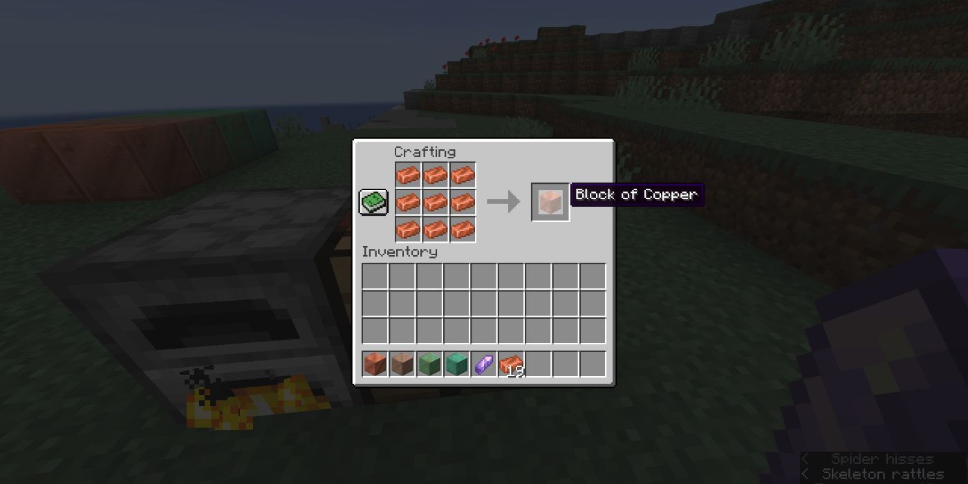 Minecraft Copper Block Crafting Recipe