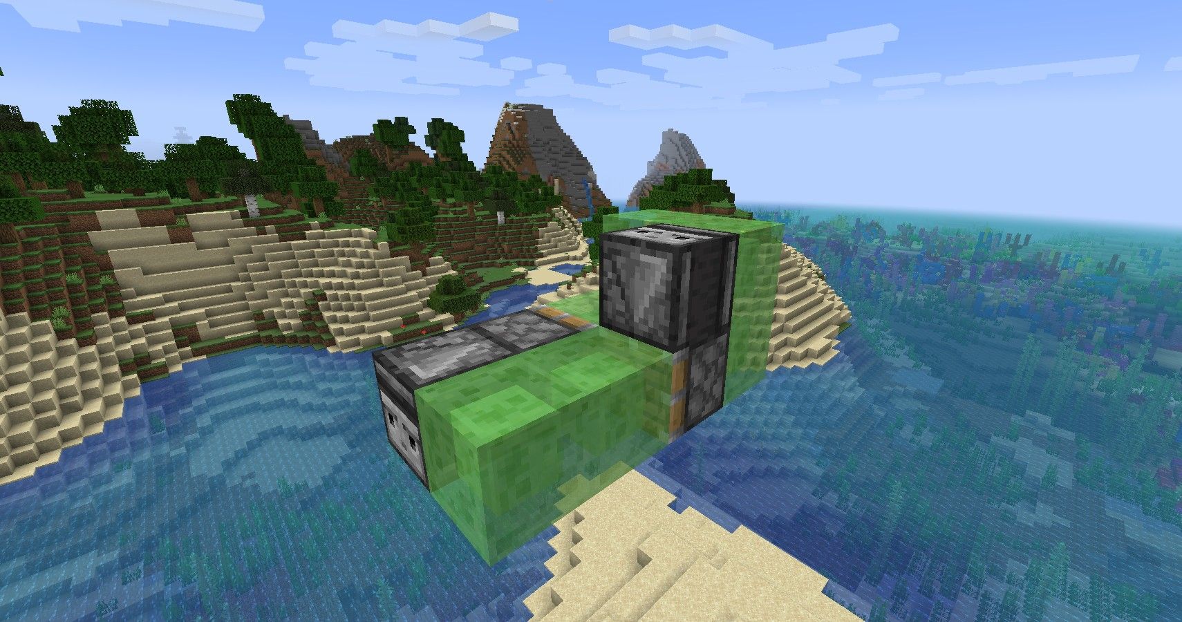 almost complete minecraft flying machine