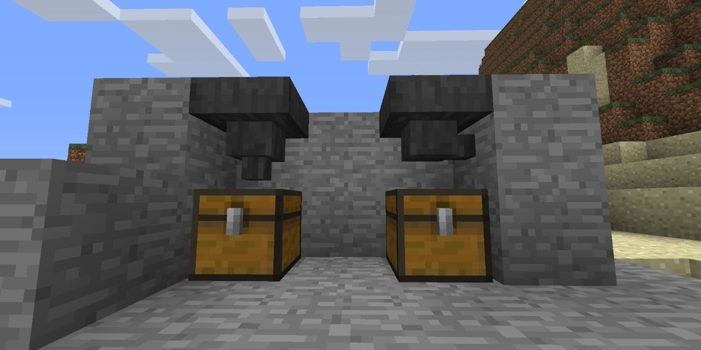 Minecraft Hoppers And Chests