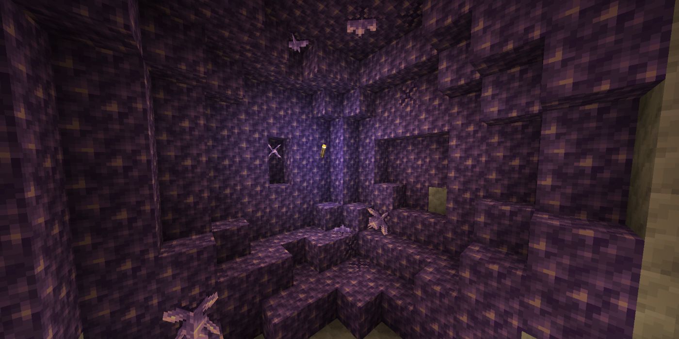 Minecraft Inside Amethyst Geode