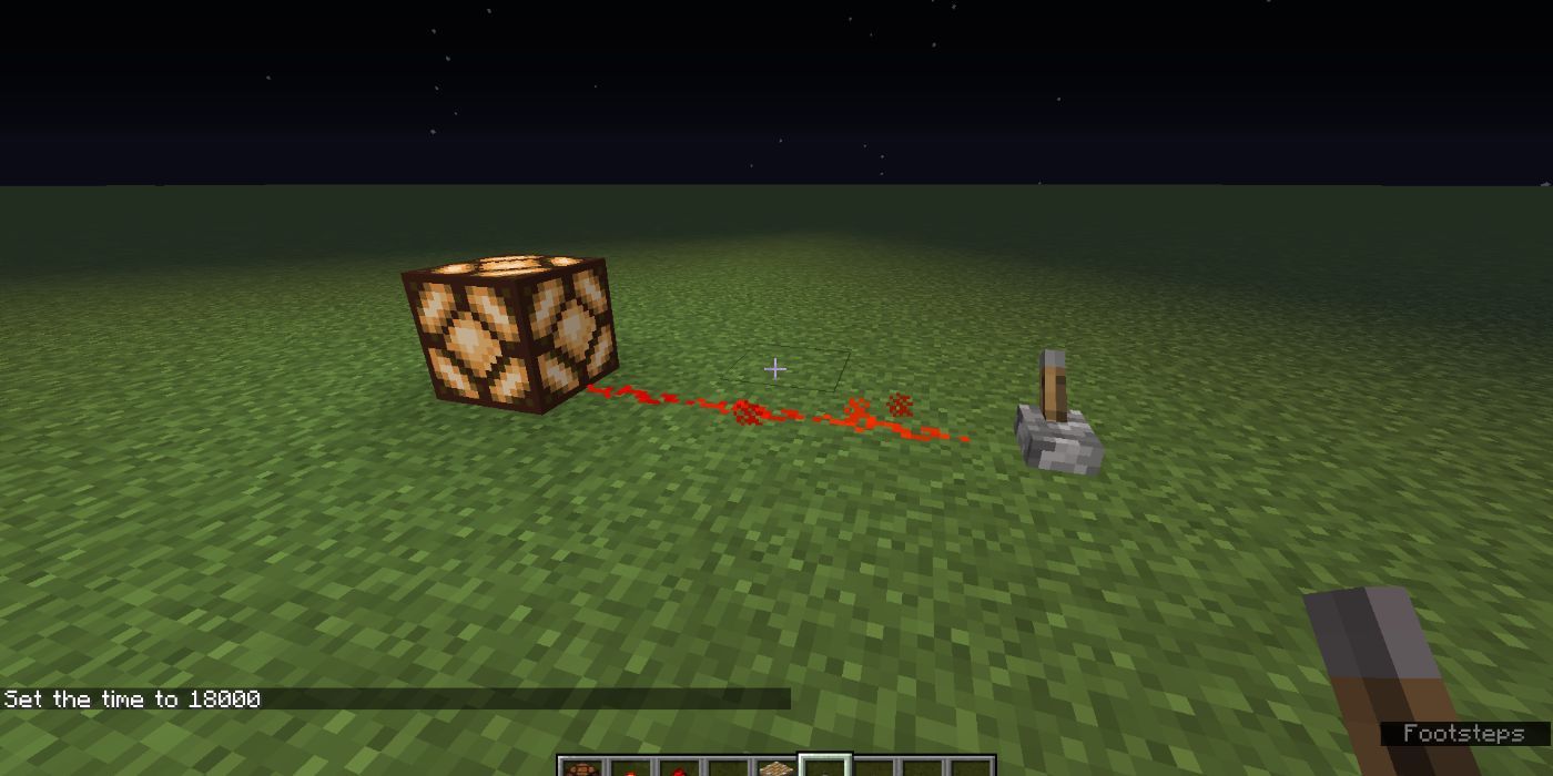 Minecraft Lever Powering A Redstone Lamp