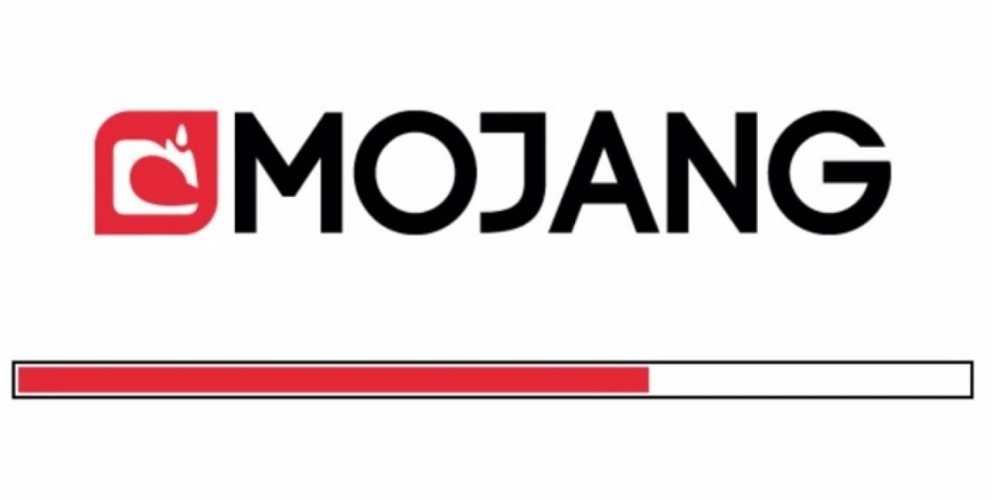 Minecraft Loading Screen with Mojang Logo