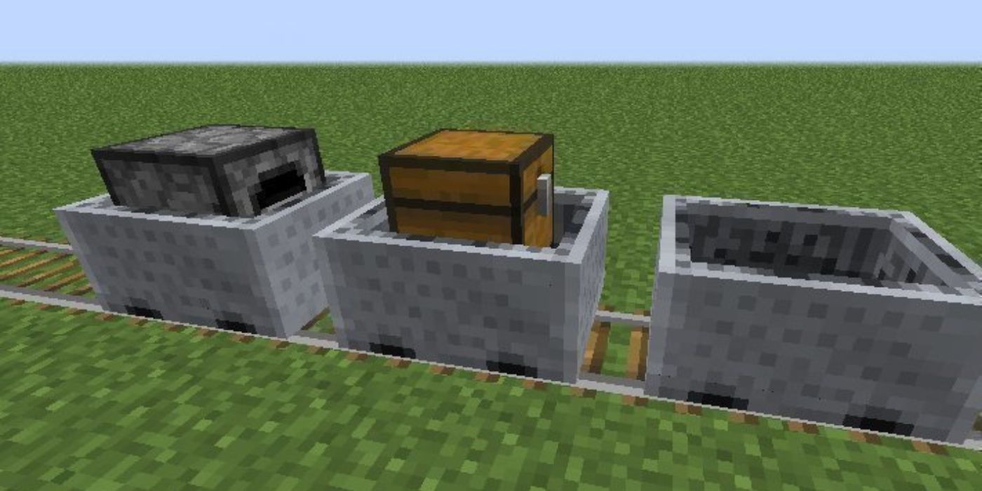 Minecraft Minecart With Furnace