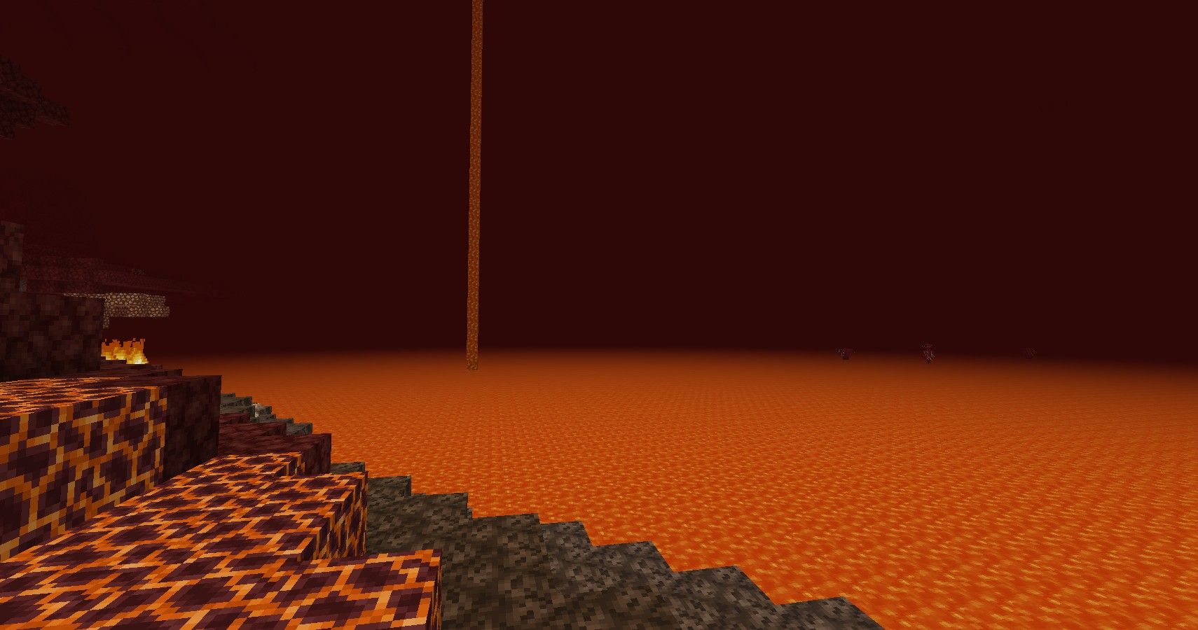 lava in minecraft nether