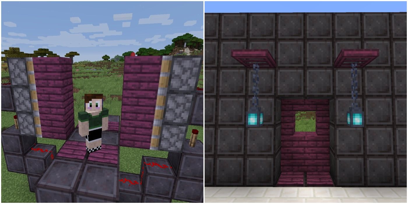 Minecraft: To Make A Piston Door