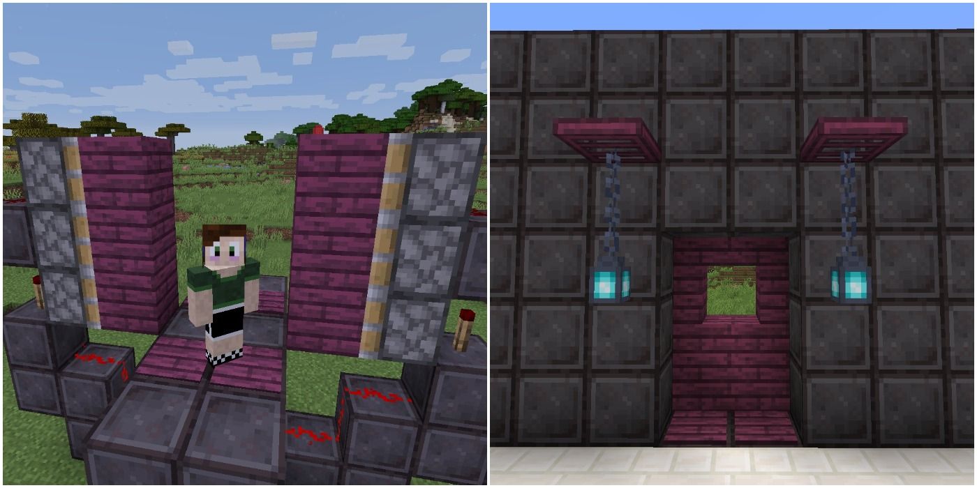 How to Make a Redstone Door in Minecraft [4 Methods]