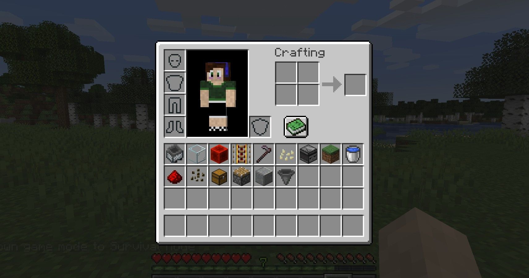 Materials needed to build a melon and pumpkin farm in minecraft