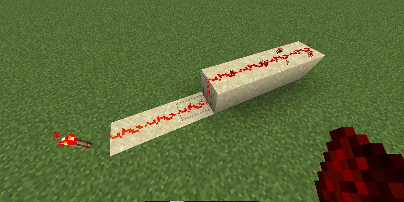 Minecraft Redstone Wiring On Sand