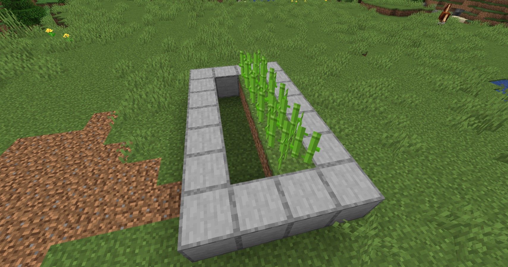 foundation blocks for Minecraft Auto-Sugarcane farm
