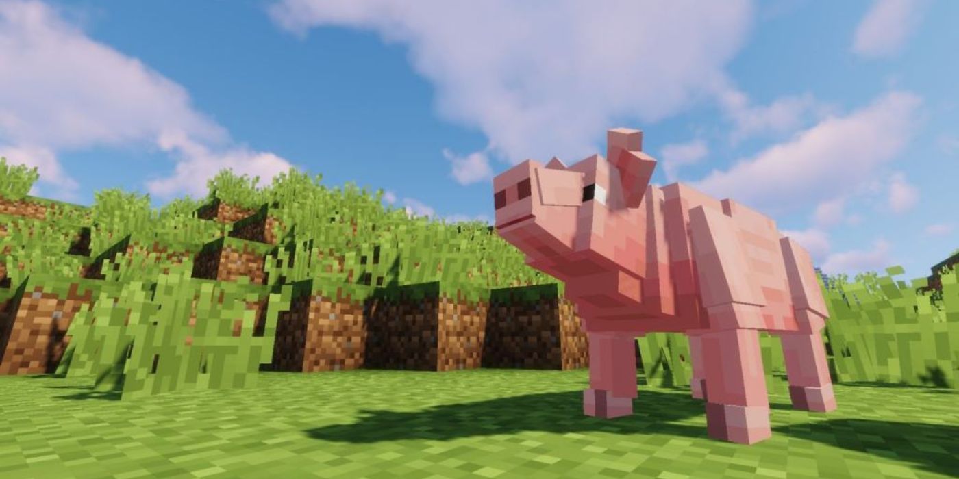 Minecraft mod better animal models pig