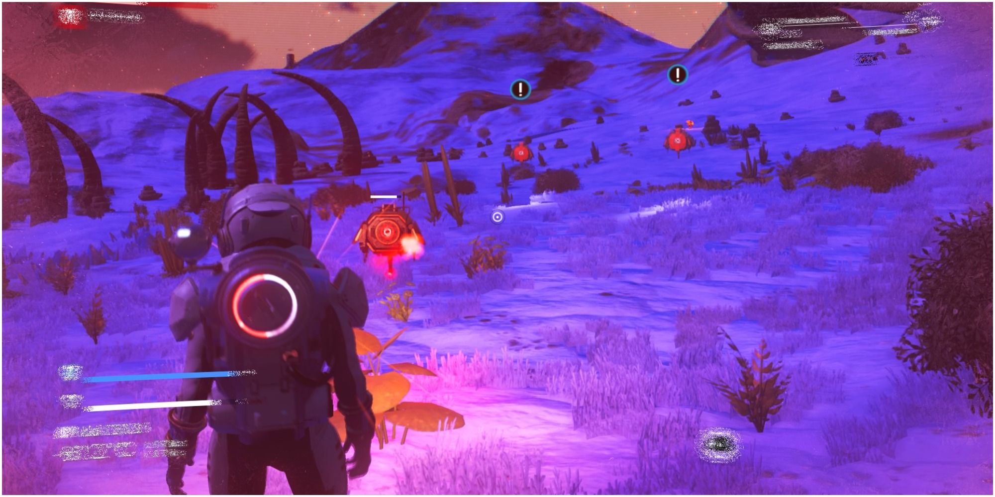 No Man's Sky Sentinels Attacking