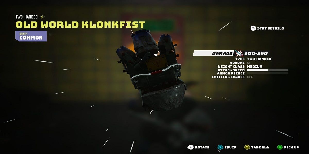 Old World Klonkfist biomutant