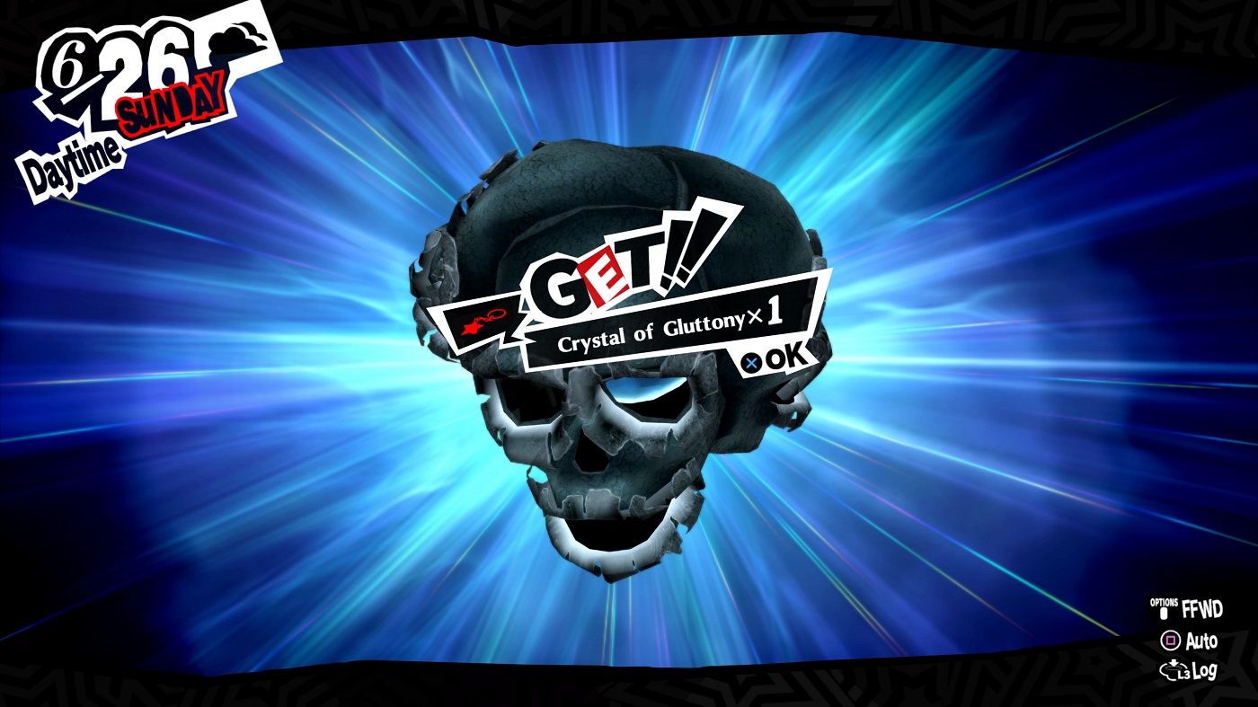 Persona 5 Royal Crystal of Gluttony