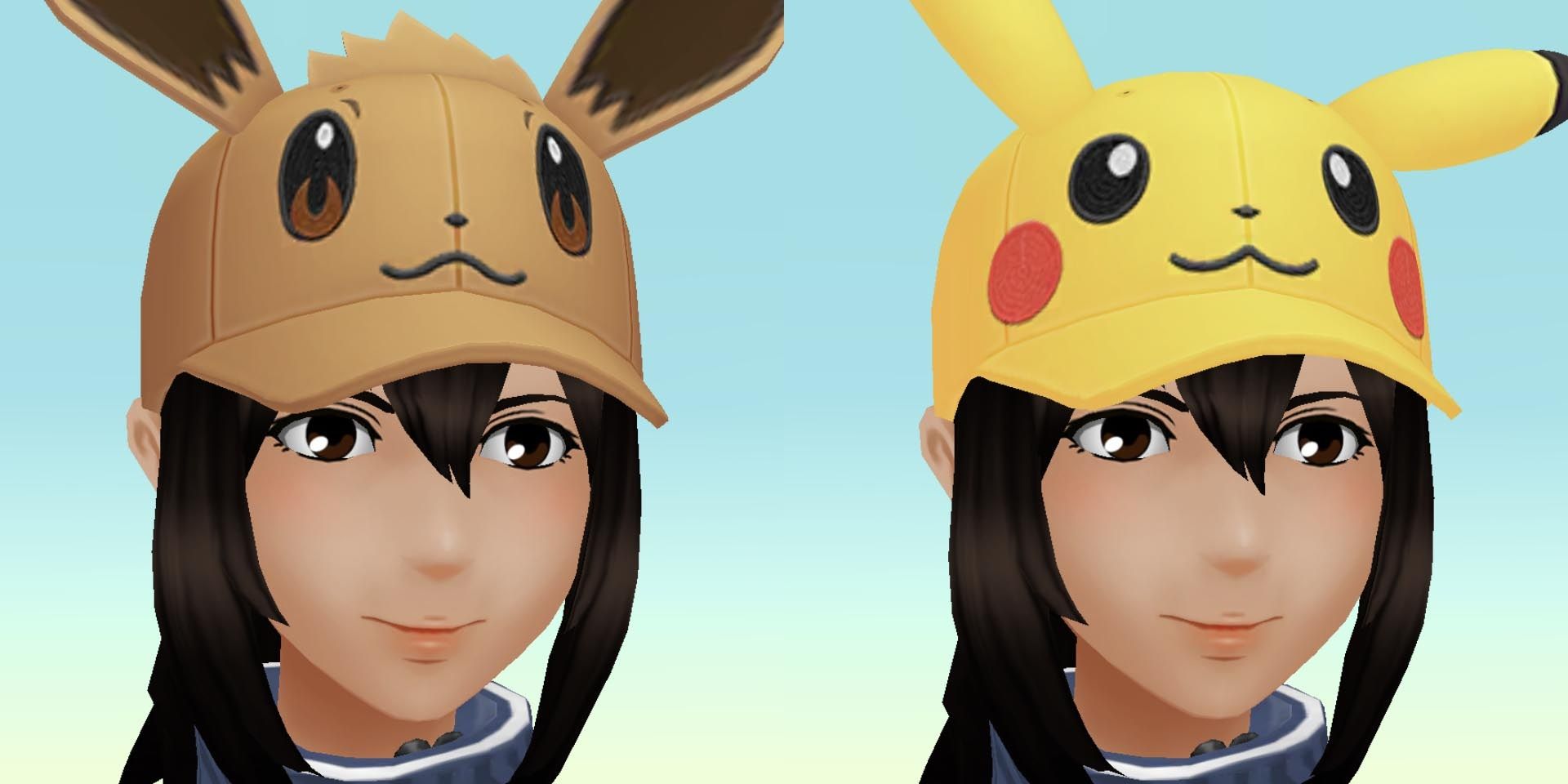 Pokemon-GO-Eevee-Pikachu-hats-1