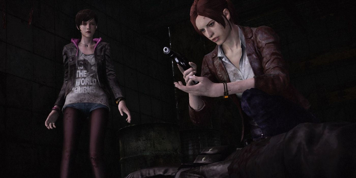  Moira Burton and Claire Redfield in Resident Evil: Revelations 2