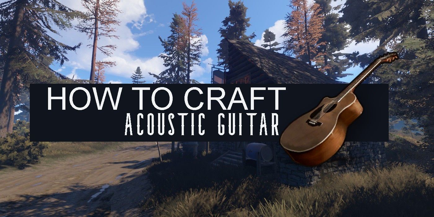 acoustic guitar guide in rust