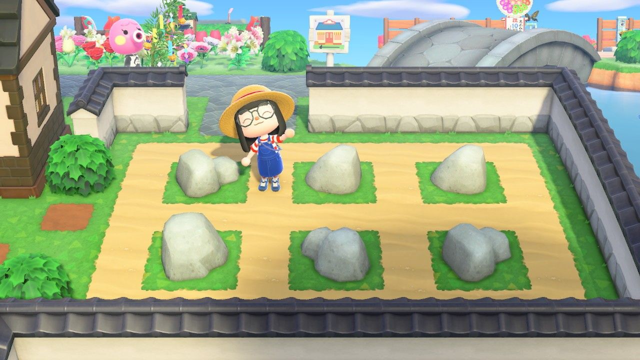 Simple Rock Garden for Animal Crossing New Horizons