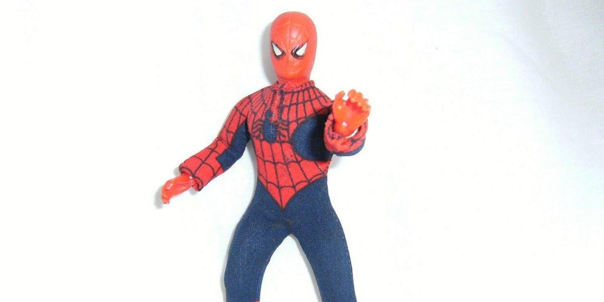 Spiderman 60s action figure