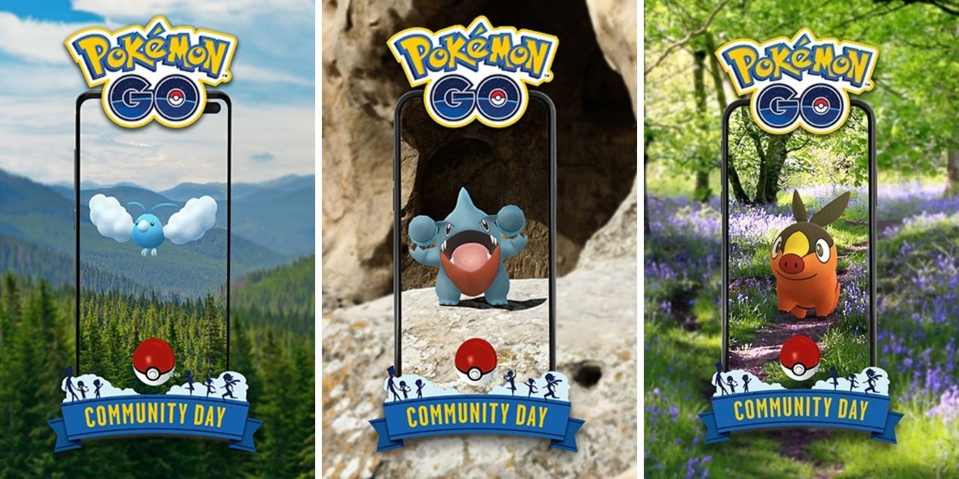 Split Image of Pokemon GO Promo Images for Community Days