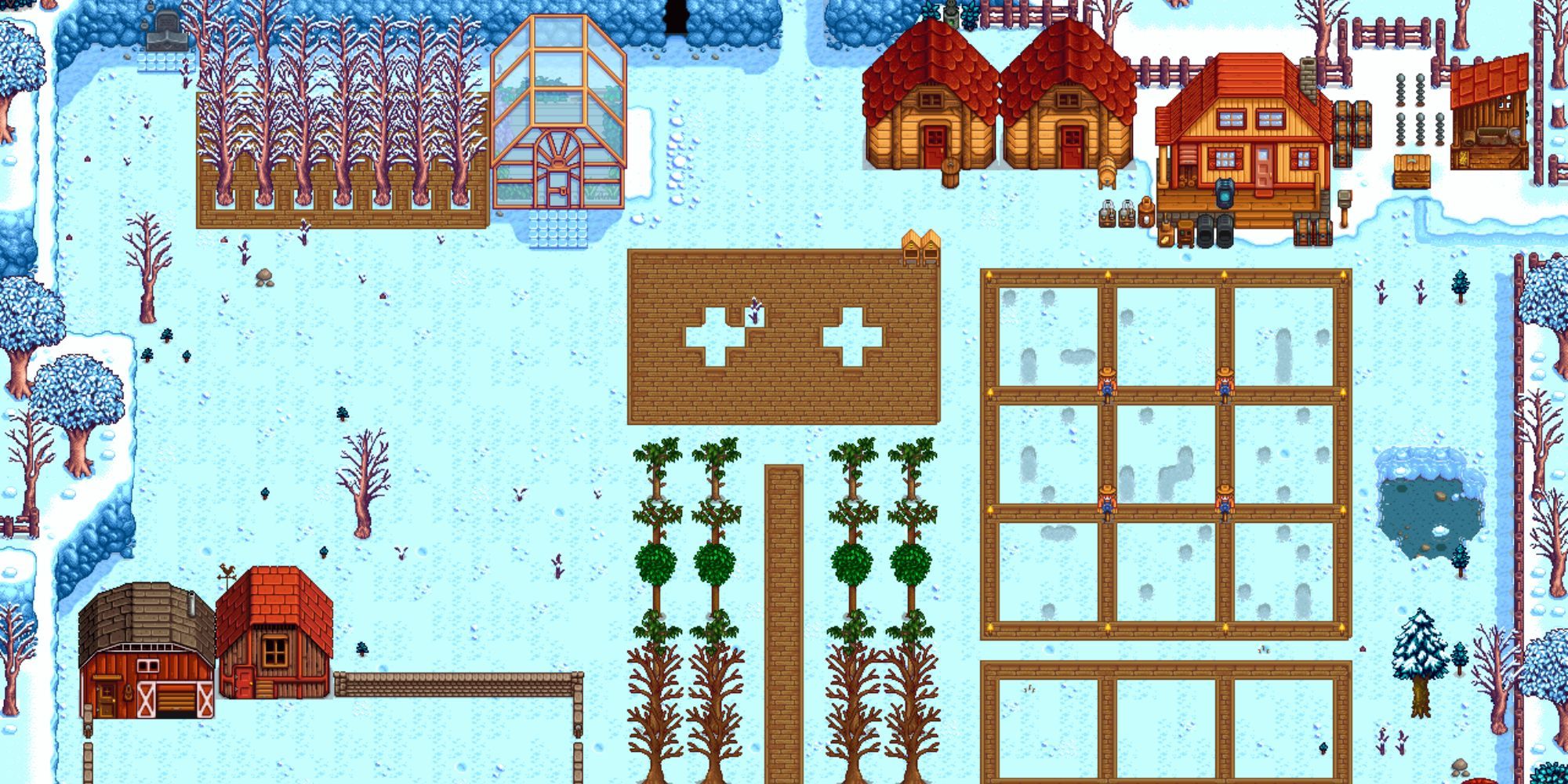 Stardew Valley Farm Layout At Winter