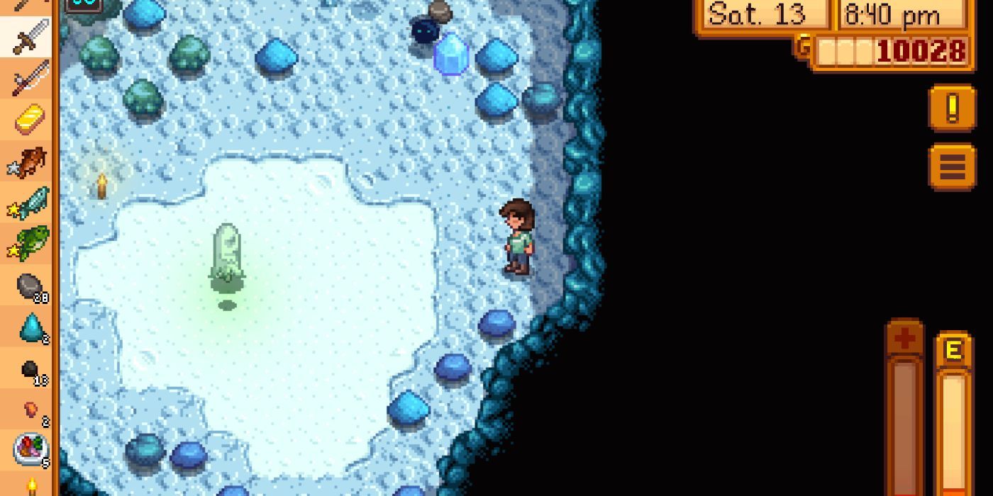 Stardew Valley Ghost Inside Ice Cave