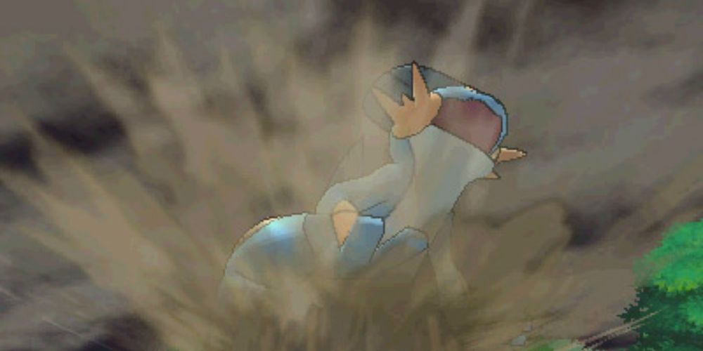 Pokemon: Swampert using Muddy Water