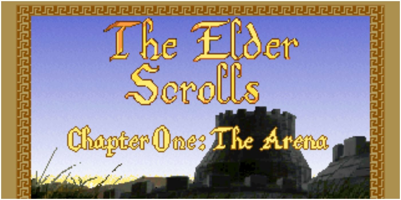 The Elder Scrolls Arena Title Screen