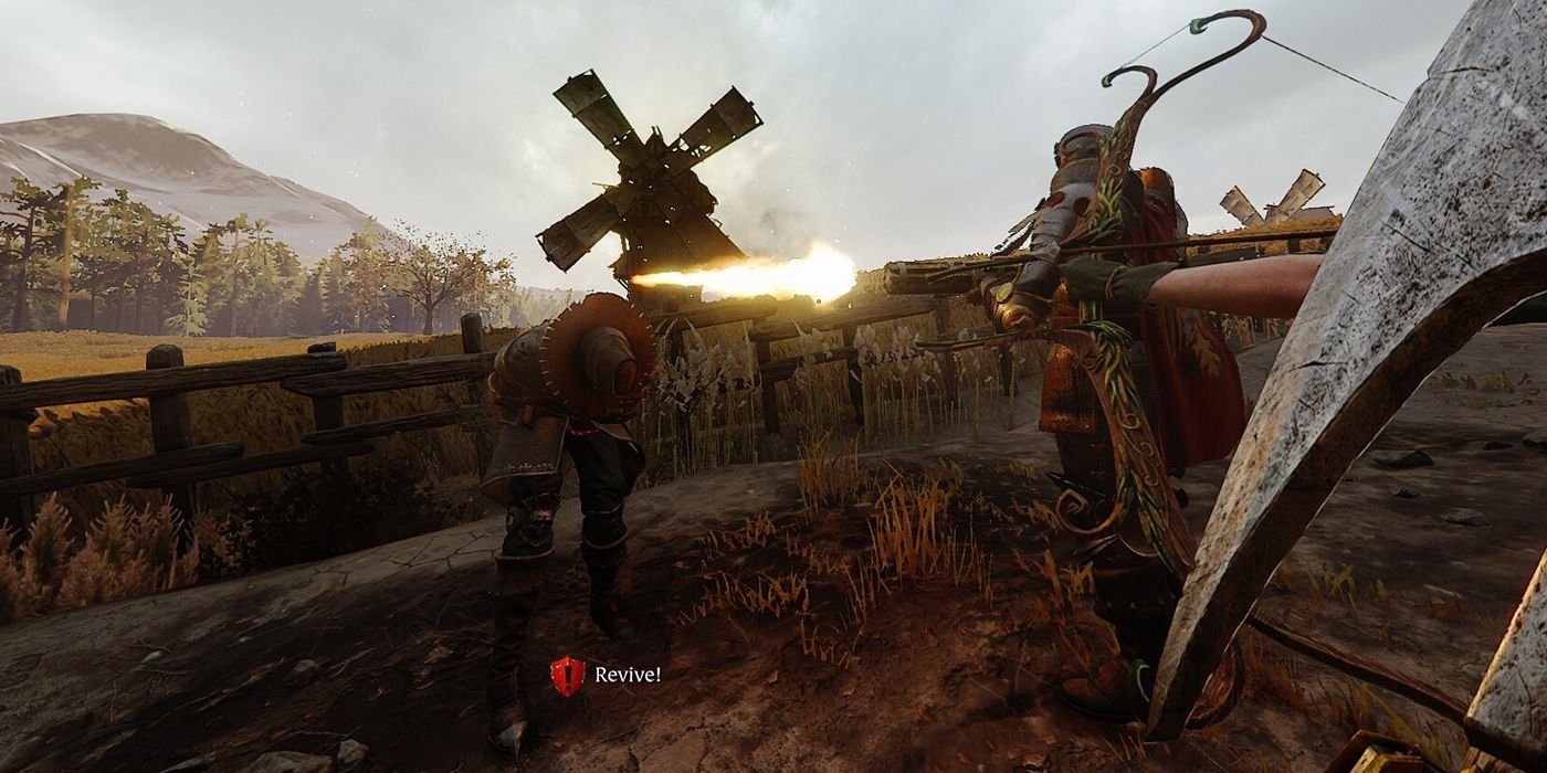 Warhammer Vermintide 2 - A Ranged Player Downing A Melee One With Friendly Fire
