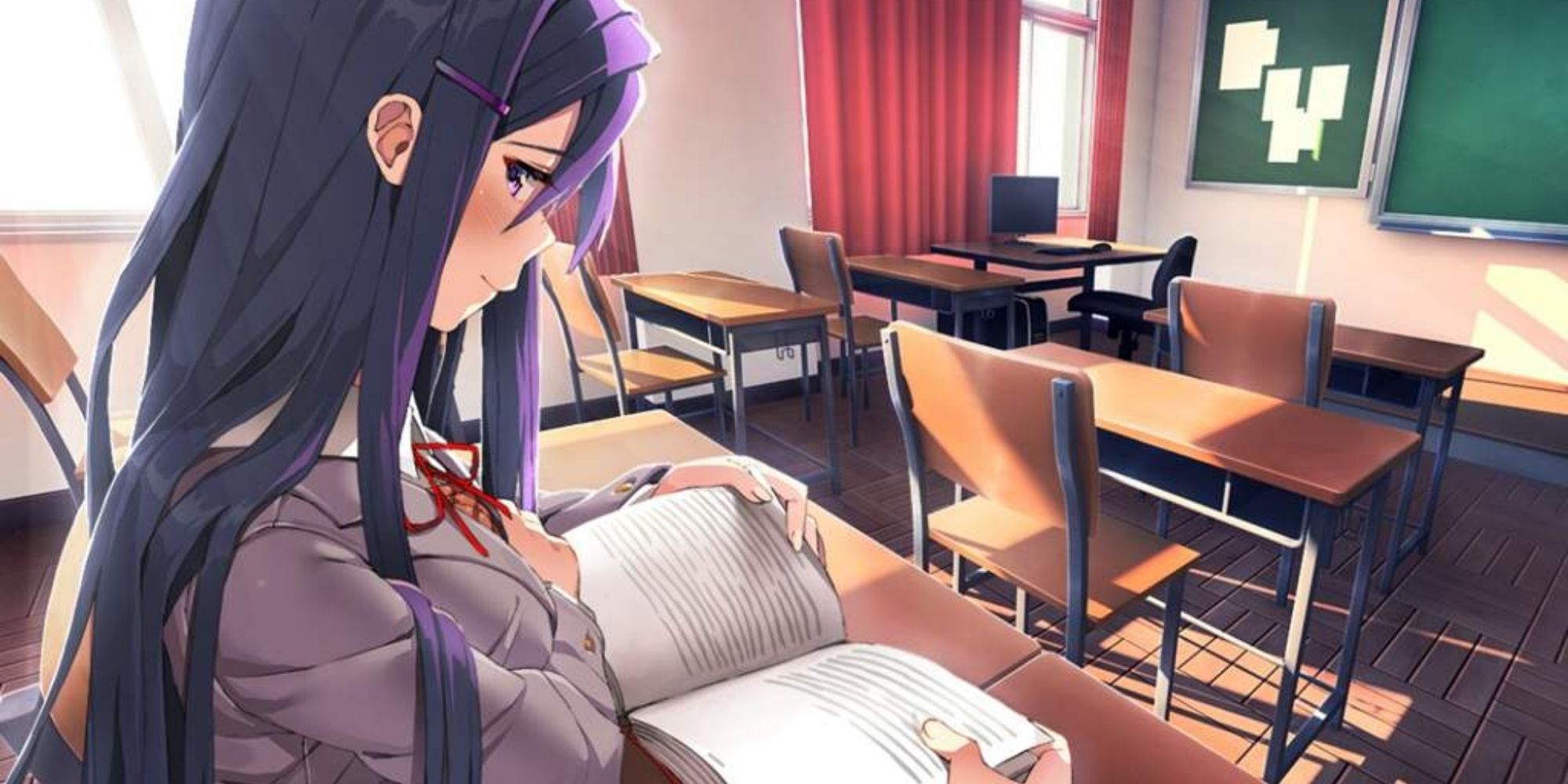 Yuri Doki Doki Literature Club Reading