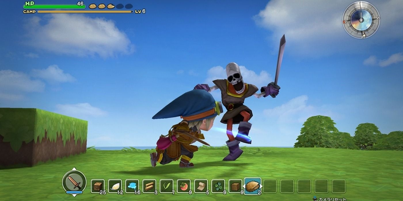Monster fight in Dragon Quest Builders 2