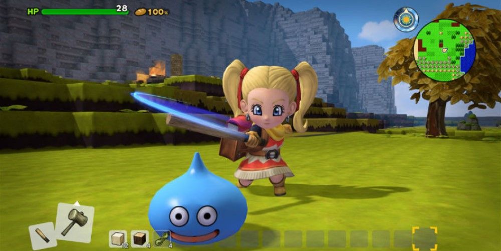Monster fight in Dragon Quest Builders 2