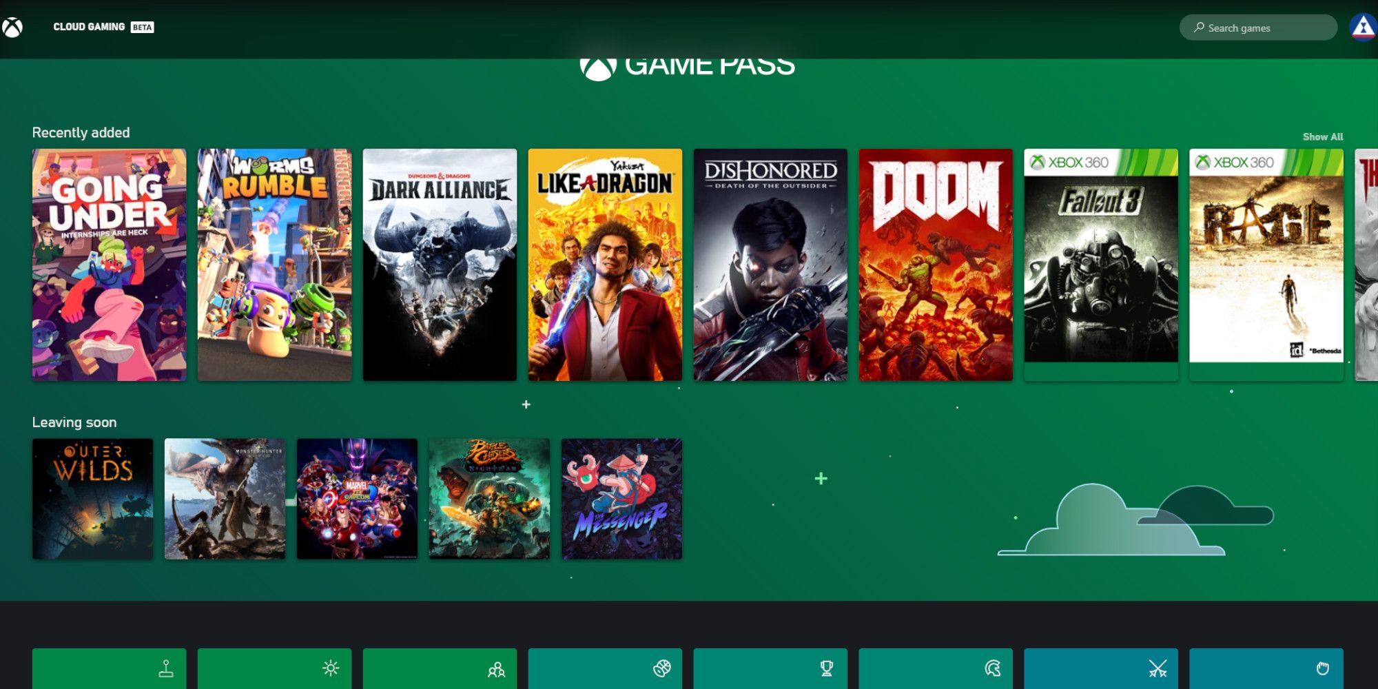 list of games with xbox pc game pass