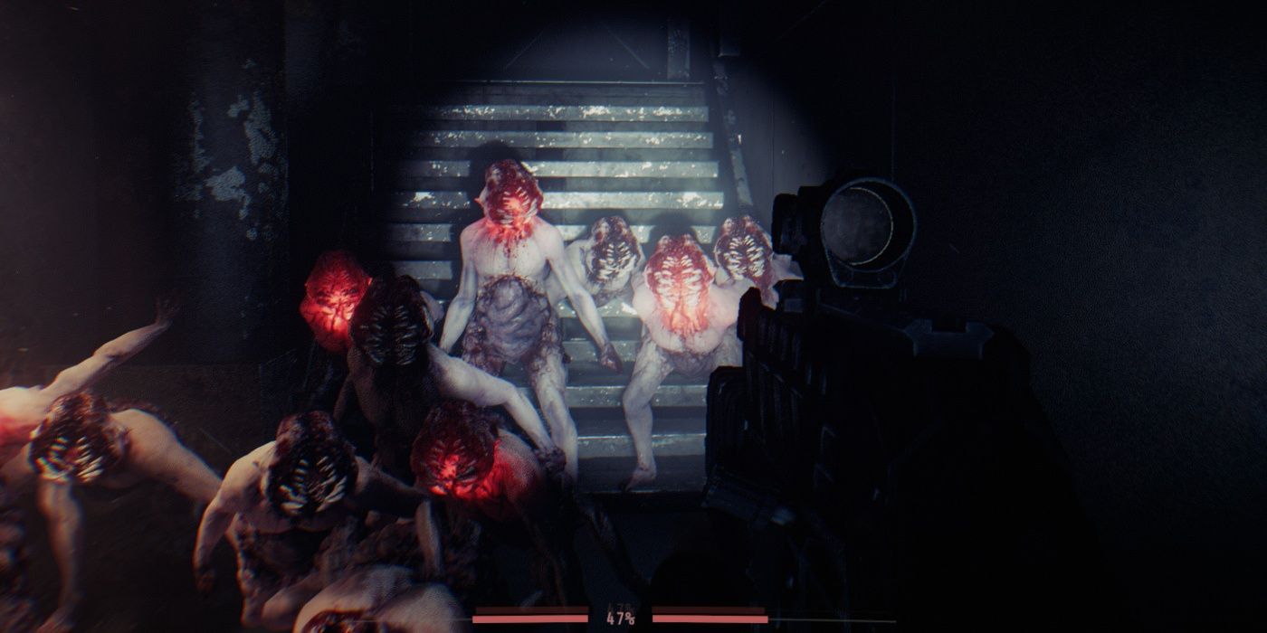 GTFO: Hostile Mutants Triggered By Player Flashlight