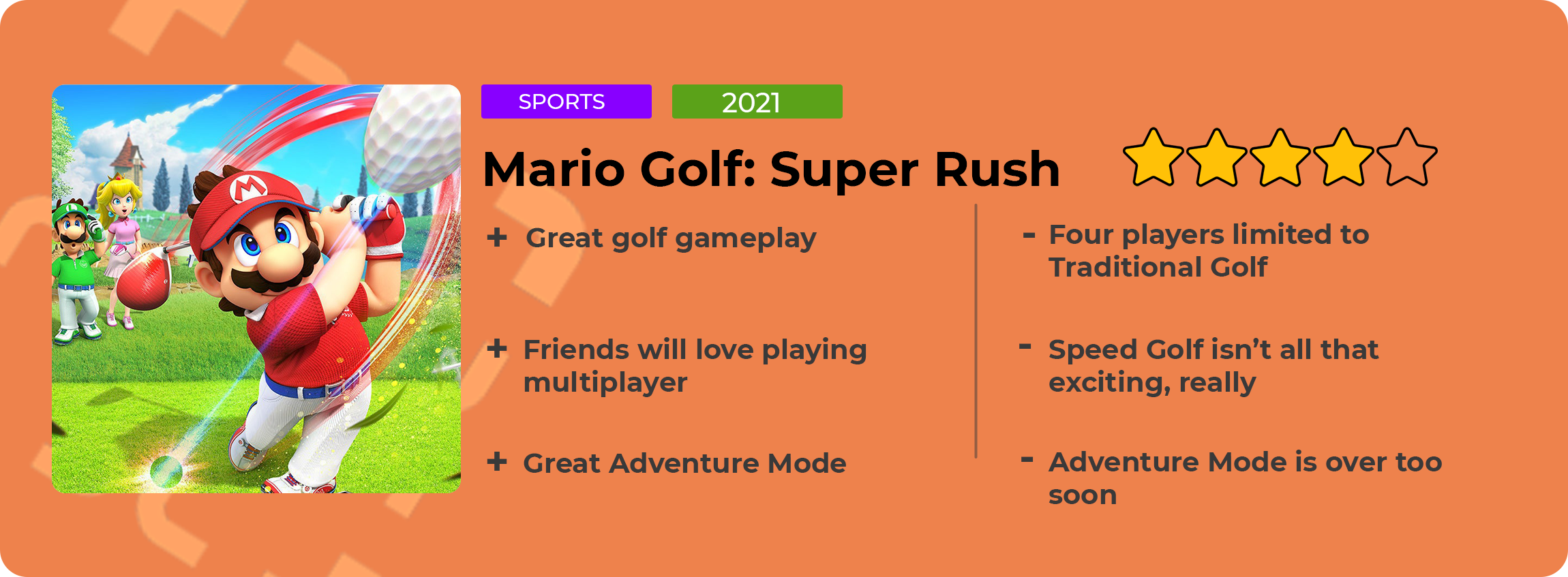 mario golf super rush review banner