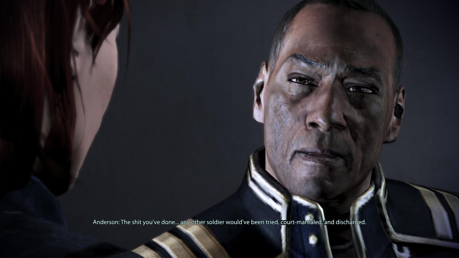 Mass Effect 3s Captain Anderson Is Brilliant