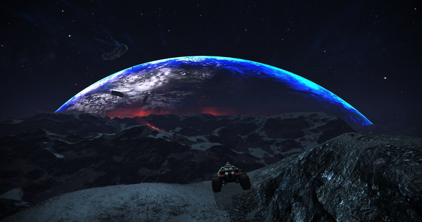 the mako on the moon in mass effect